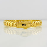 Pulso Cubano Infinito 14.85g / 18cm / 8.06mm Oro Amarillo 18K