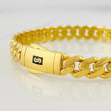 Pulso Cubano Infinito 14.85g / 18cm / 8.06mm Oro Amarillo 18K
