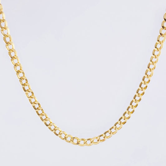 Cadena Cubana 2,35gr / 45cm-2.4mm Oro Amarillo +1 18K ©