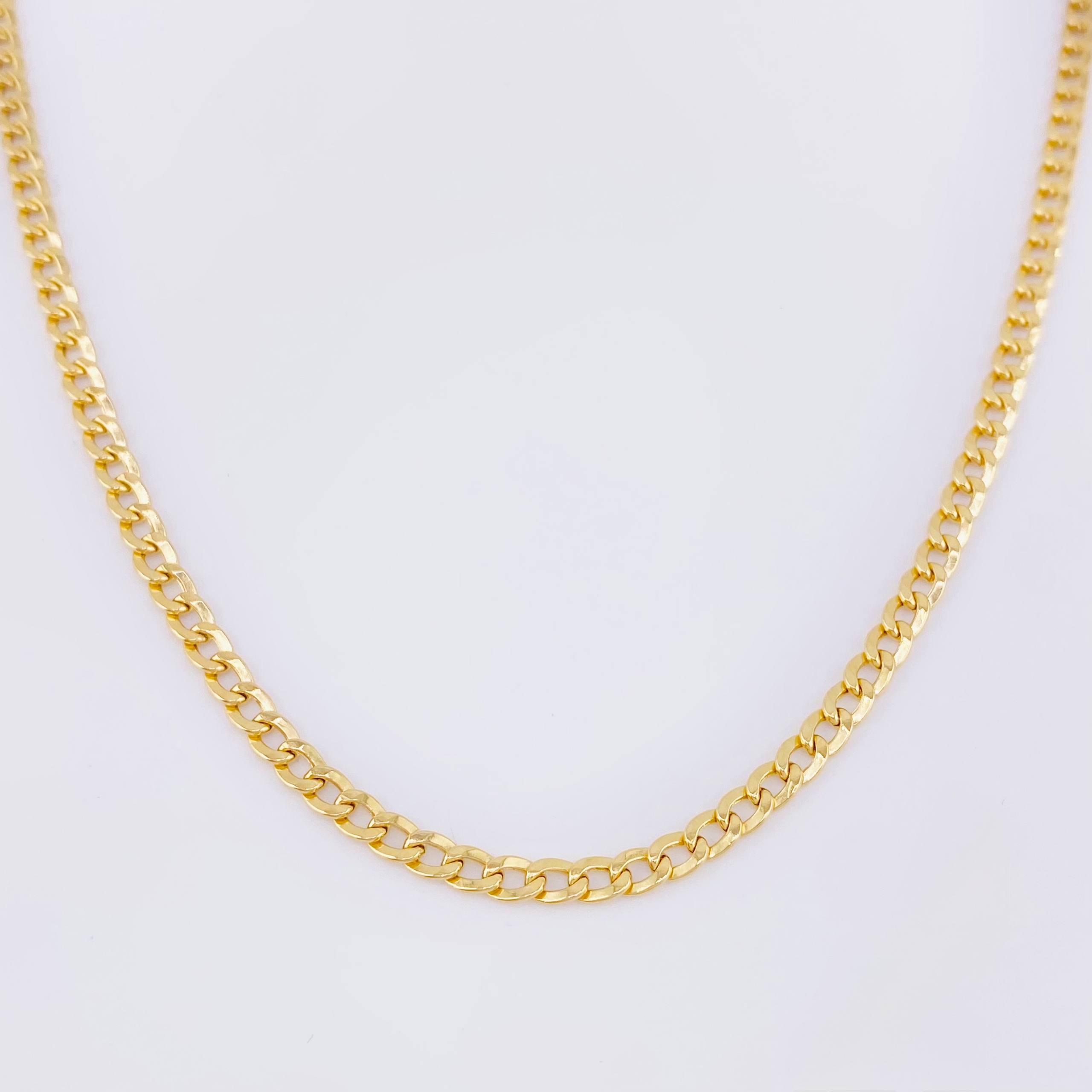 Cadena Cubana 2,35gr / 45cm-2.4mm Oro Amarillo +1 18K ©