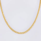 Cadena Cubana 2,35gr / 45cm-2.4mm Oro Amarillo +1 18K ©