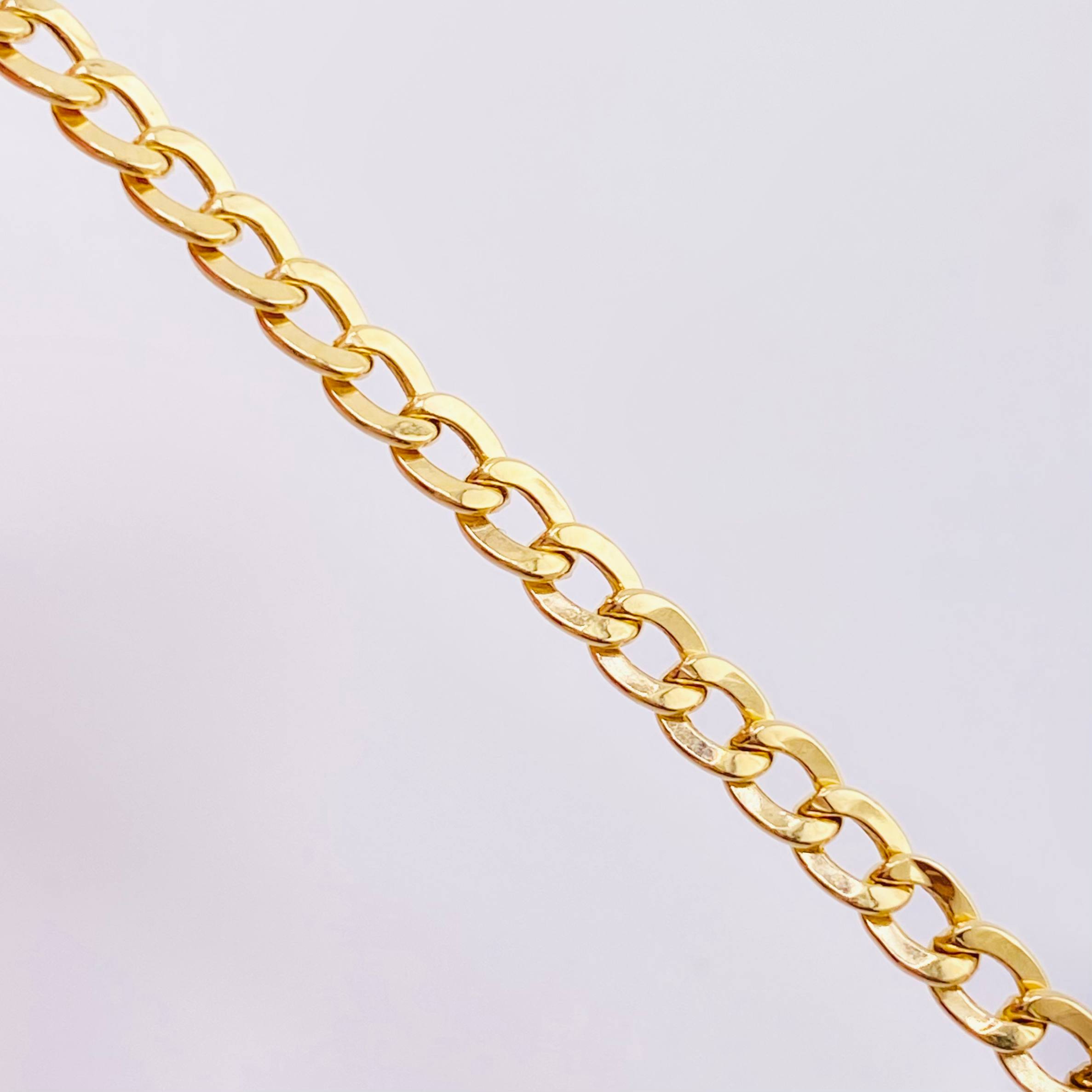 Cadena Cubana 2,35gr / 45cm-2.4mm Oro Amarillo +1 18K ©