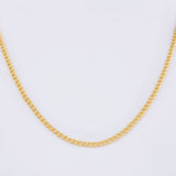 Cadena Cubana 5.65g / 70cm / 2.1mm Oro Amarillo 18K