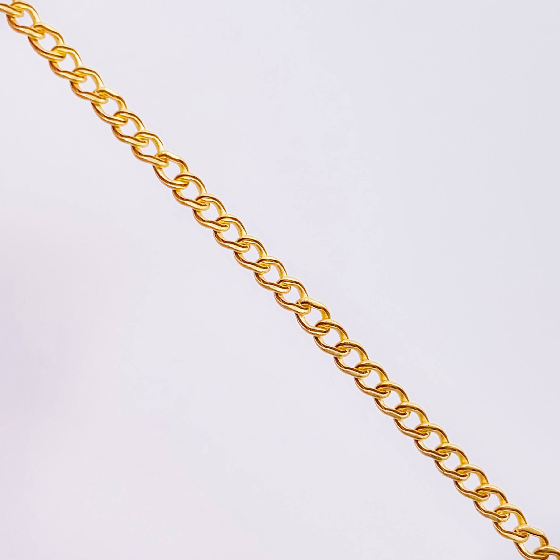Cadena Cubana 2.25g / 50cm / 1.8mm Oro Amarillo 18K
