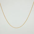Cadena Militar 1.8gr / 40cm / 1mm Oro Amarillo 18K