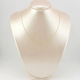 Cadena Militar 1.8gr / 40cm / 1mm Oro Amarillo 18K