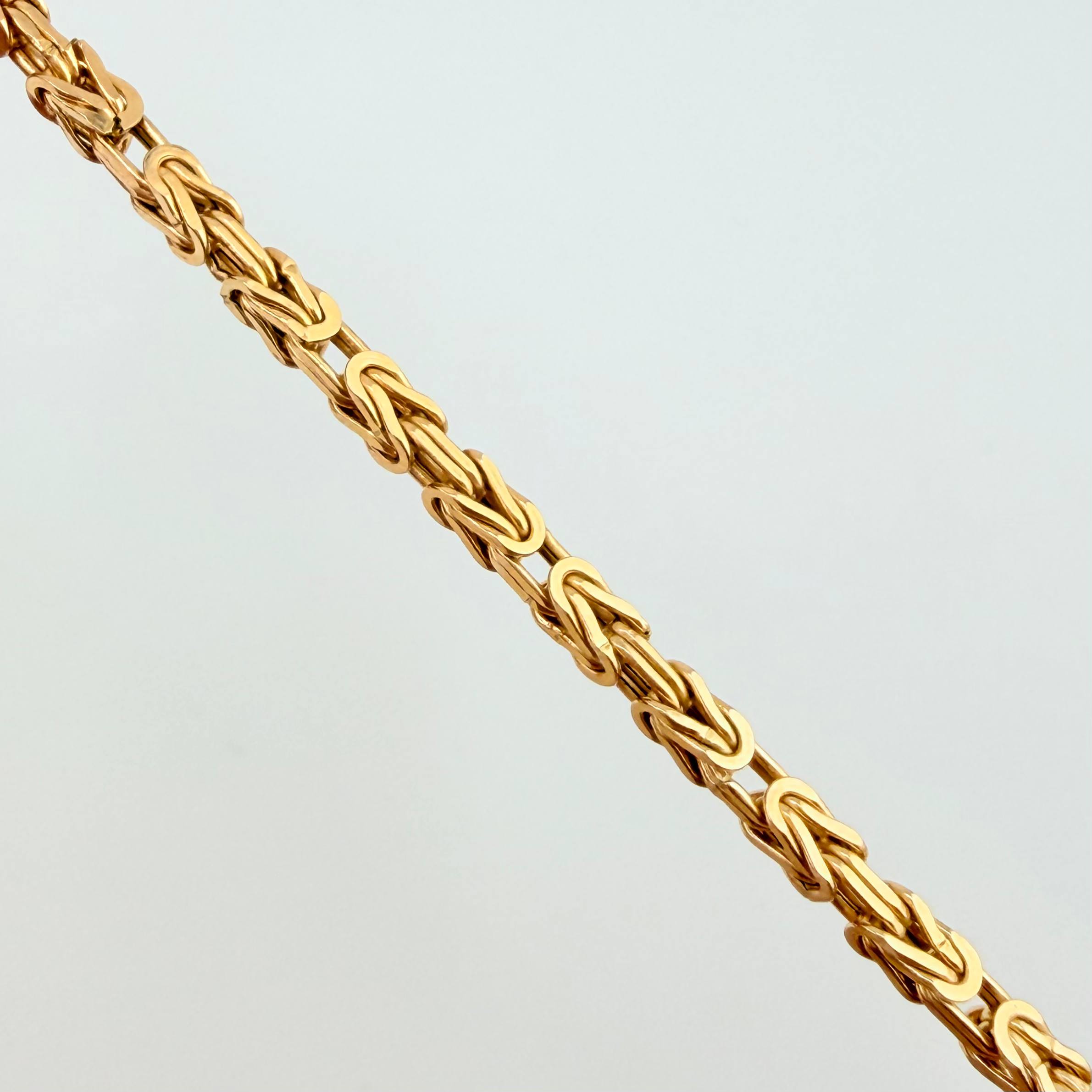 Cadena Peruana 9.1gr / 50cm / 2.3mm Oro Amarillo +3 18K ©