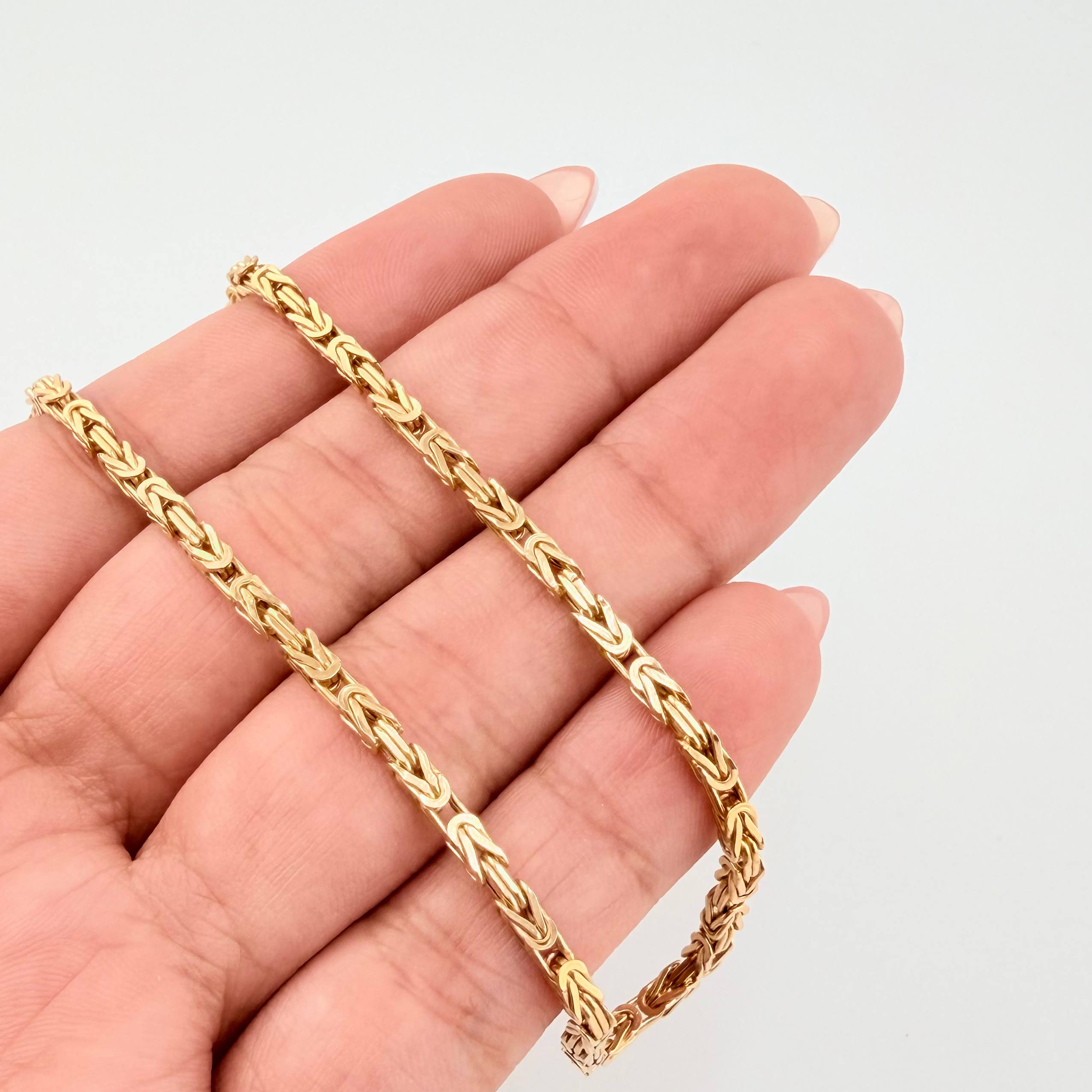 Cadena Peruana 9.1gr / 50cm / 2.3mm Oro Amarillo +3 18K ©