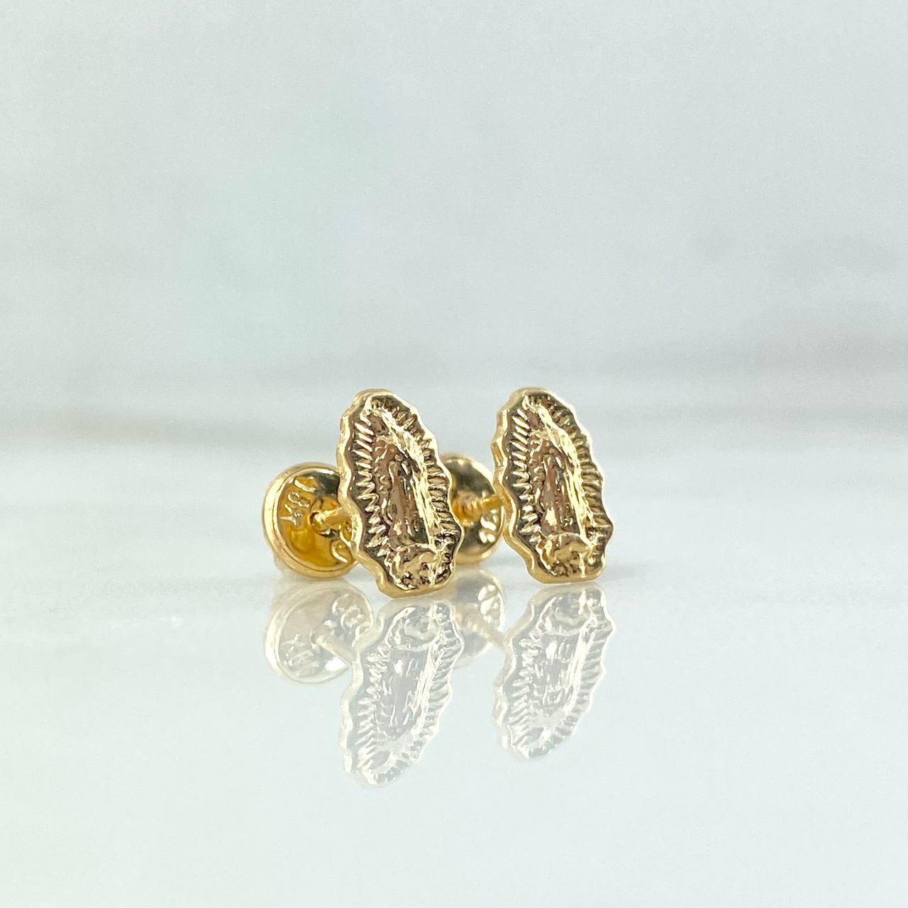 Topos Silueta Virgen de Guadalupe 0.65gr / Oro Amarillo