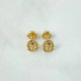 Topos Silueta Virgen de Guadalupe 0.65gr / Oro Amarillo