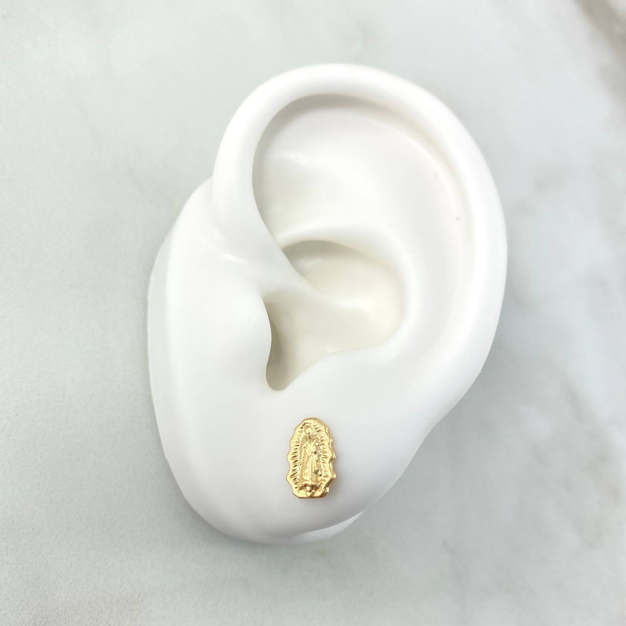 Topos Silueta Virgen de Guadalupe 0.65gr / Oro Amarillo