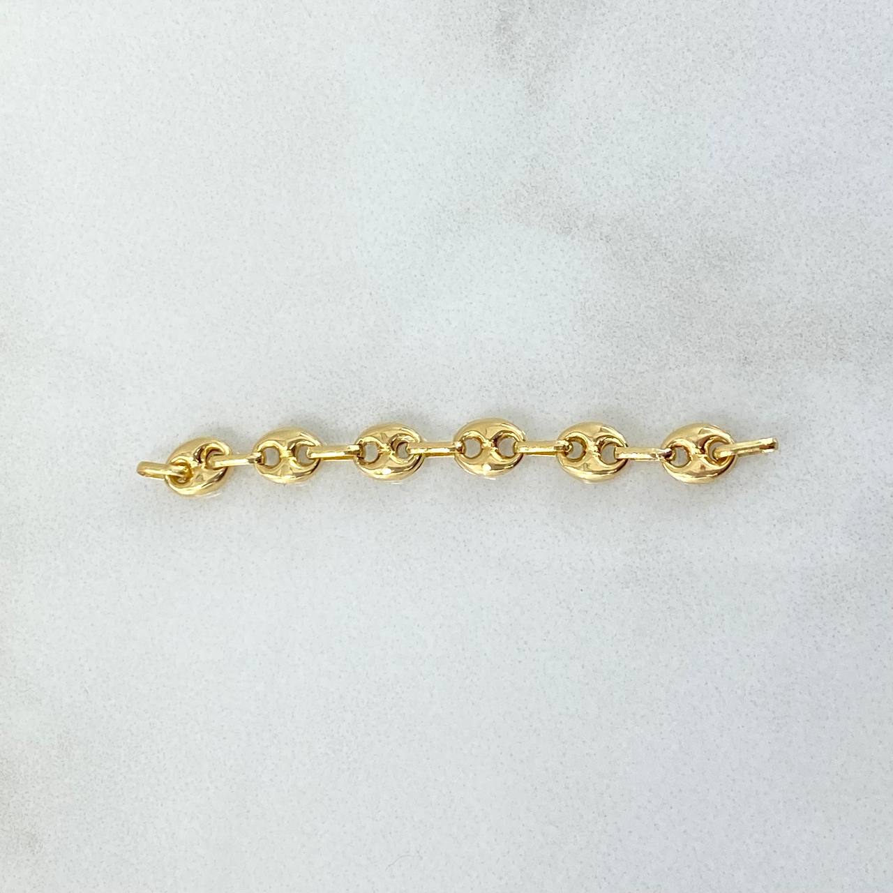 Herraje Retazo GC 0.75gr / 5cm / Seis Eslabones Oro Amarillo