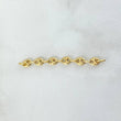 Herraje Retazo GC 0.75gr / 5cm / Seis Eslabones Oro Amarillo