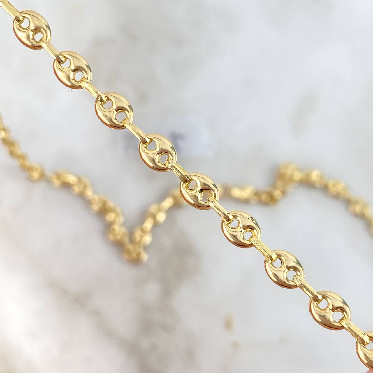 Cadena GC 7.6gr / 50cm / 4mm Oro Amarillo *
