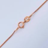 Cadena Veneciana 1.1gr / 45.5cm / 0.54mm Oro Rosa +3 18K %