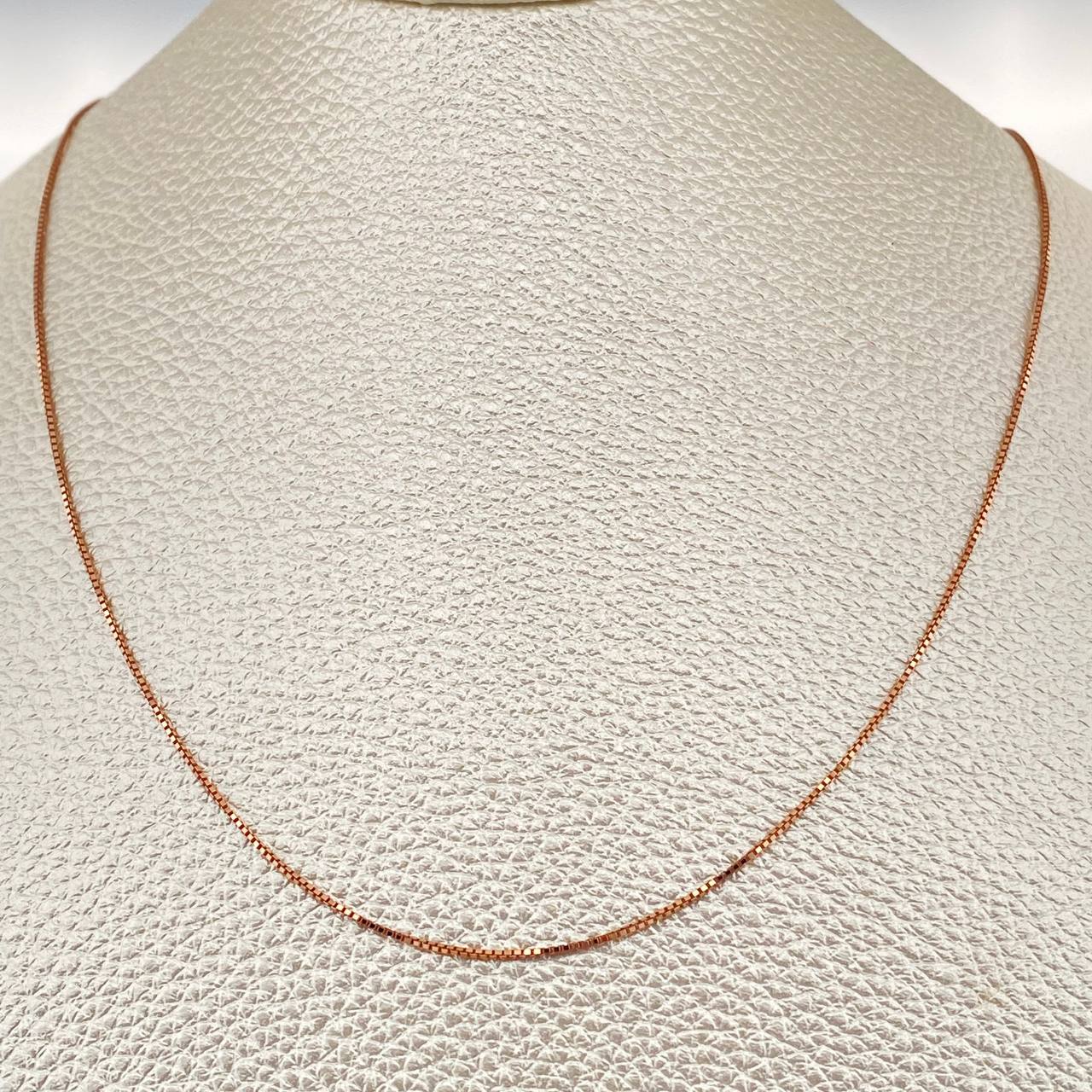 Cadena Veneciana 1.1gr / 45.5cm / 0.54mm Oro Rosa +3 18K %