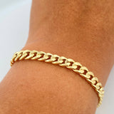 Pulso Cubana 3.75gr / 21cm / Oro Amarillo +1 18K $