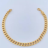 Pulso Cubana 2.35gr / 20.2cm / Oro Amarillo +1 18K $