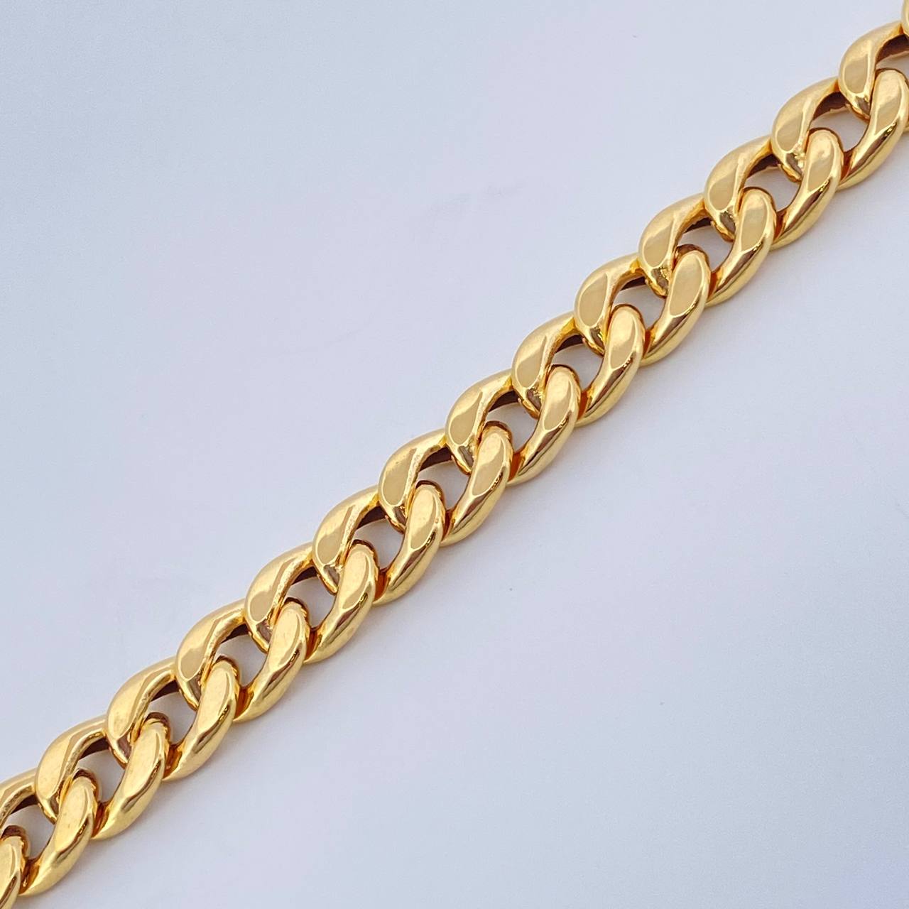 Pulso Cubana 3.75gr / 21cm / Oro Amarillo +1 18K $