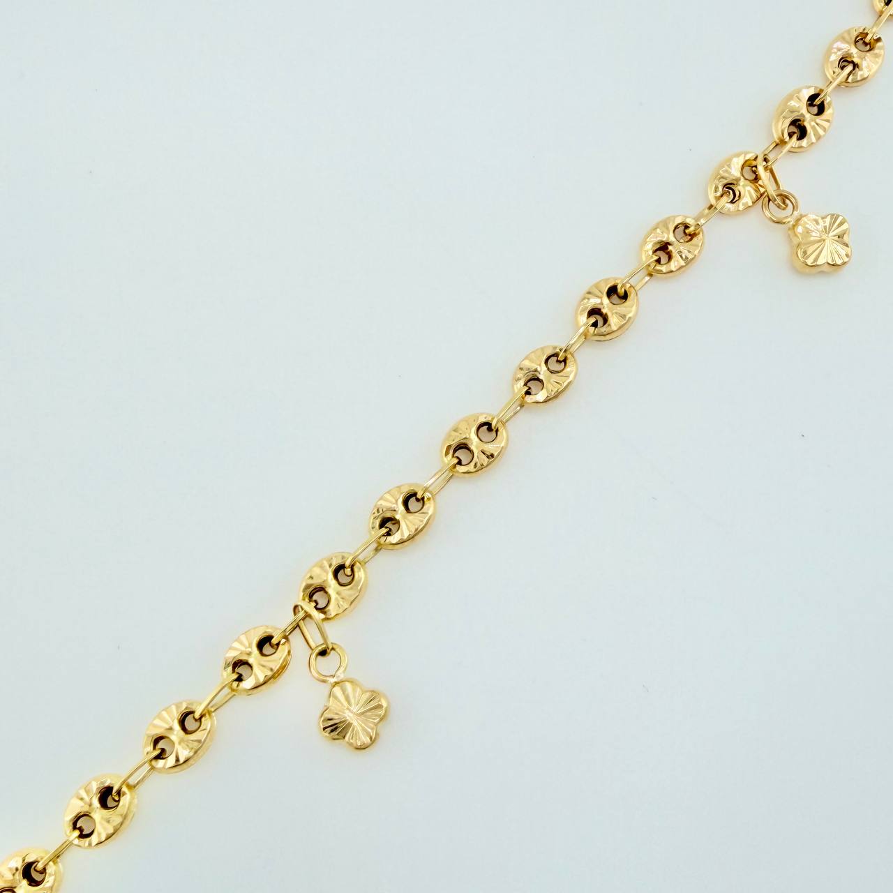 Tobillera GC 6.55gr / 25.7cm / 4.77mm Oro Amarillo 18K $