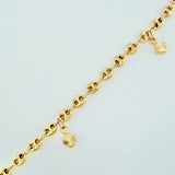 Tobillera GC 6.55gr / 25.7cm / 4.77mm Oro Amarillo 18K $