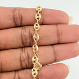 Tobillera GC 6.55gr / 25.7cm / 4.77mm Oro Amarillo 18K $