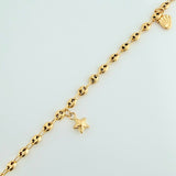 Tobillera GC 4.25gr / 25.6cm / 3.2mm Oro Amarillo 18K $