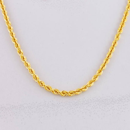 Cadena Lazo 5.05g / 60cm / 2.7mm Oro Amarillo 18K