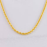 Cadena Lazo 4.95g / 60cm / 2.7mm Oro Amarillo 18K