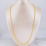 Cadena Lazo 5.15g / 60cm / 2.7mm Oro Amarillo 18K