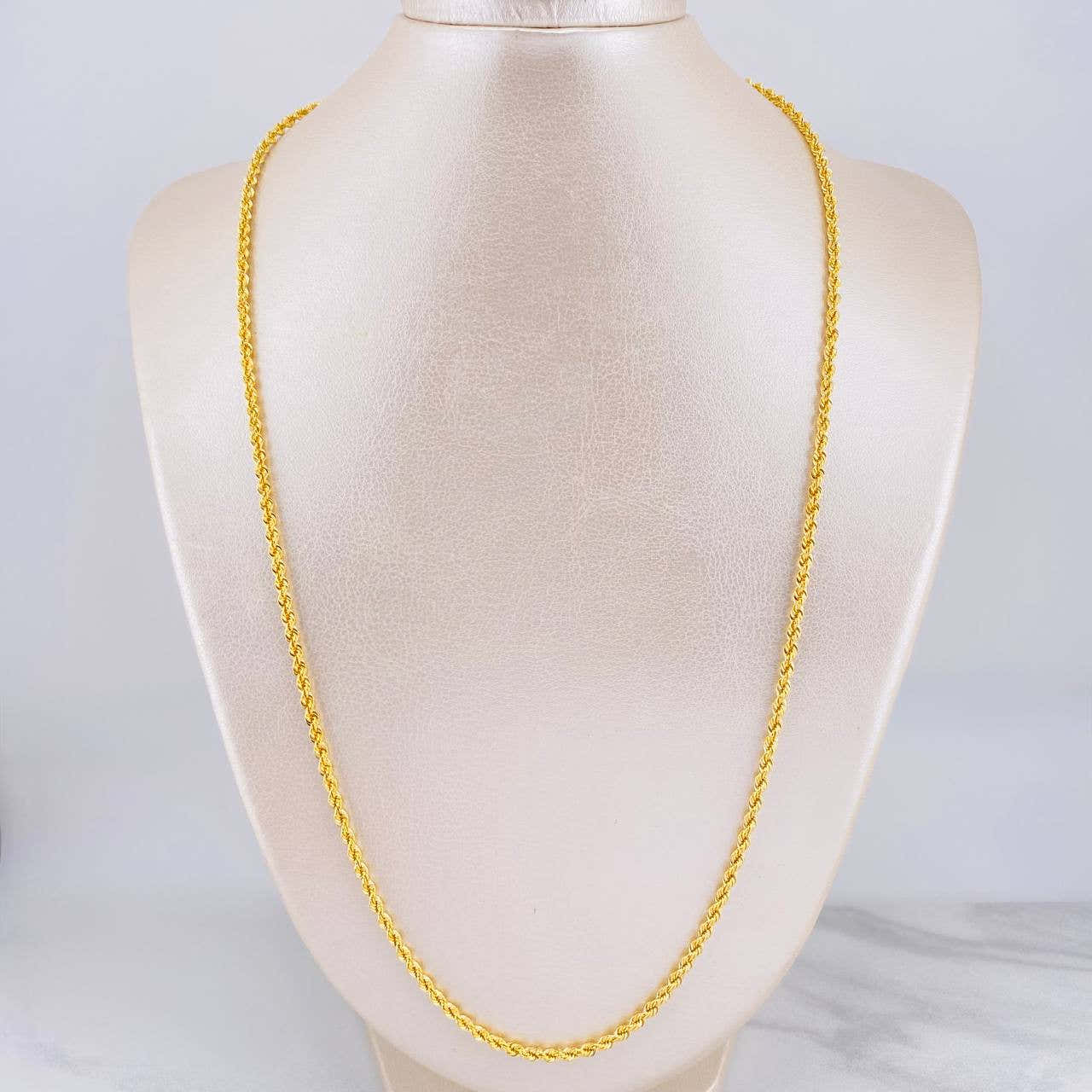 Cadena Lazo 5.15g / 60cm / 2.7mm Oro Amarillo 18K
