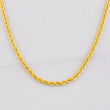 Cadena Lazo 3.3g / 60cm / 2.1mm Oro Amarillo 18K