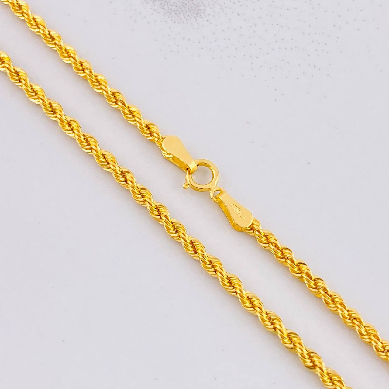 Cadena Lazo 3.45g / 60cm / 2.2mm Oro Amarillo 18K