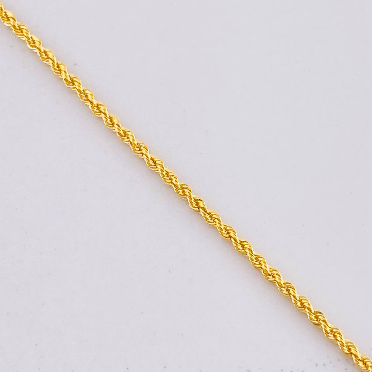 Cadena Lazo 2.15g / 60cm / 1.6mm Oro Amarillo 18K