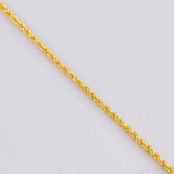 Cadena Lazo 2.05g / 60cm / 1.6mm Oro Amarillo 18K