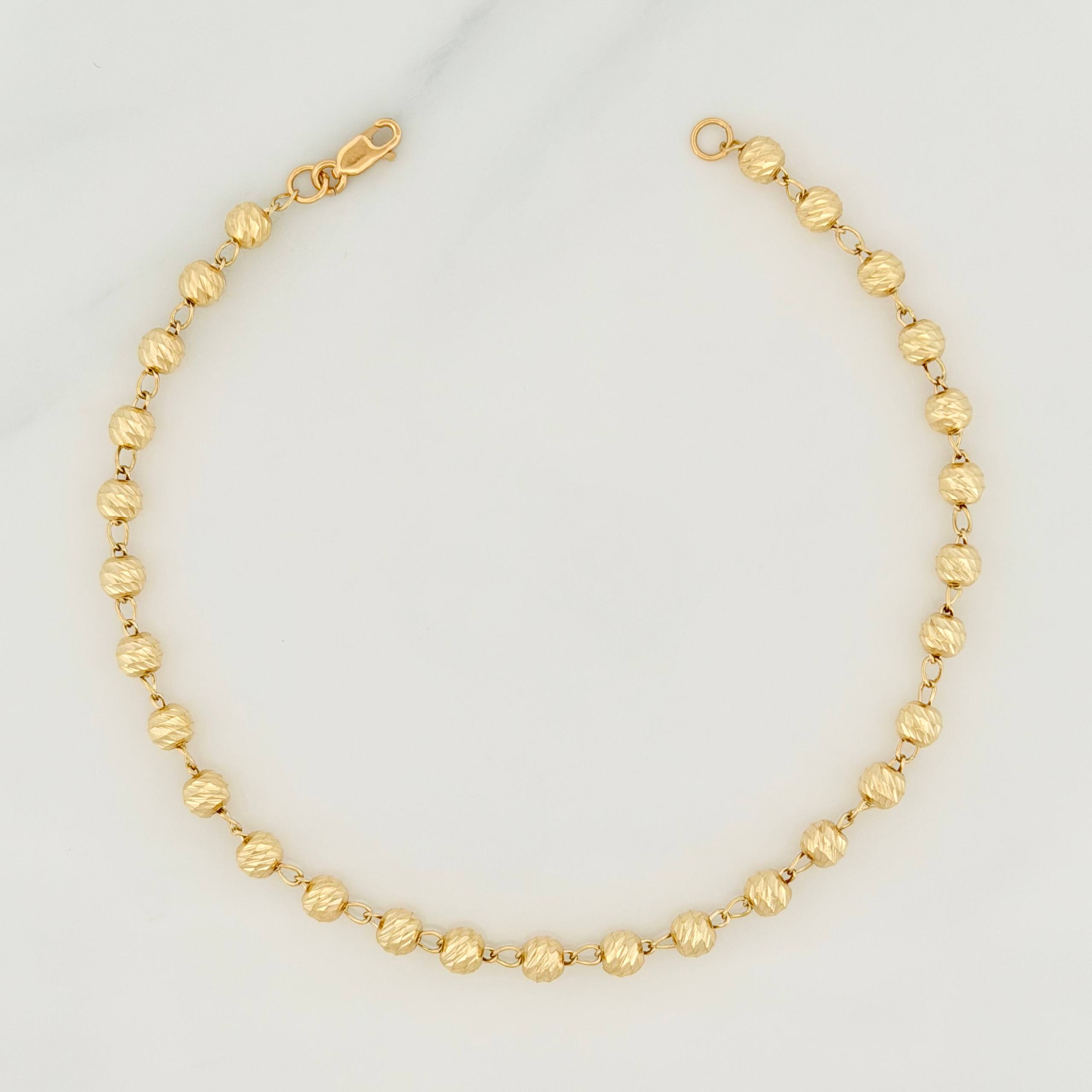 Pulso Militar 4.25g / 20.5cm / 3.8mm Oro Amarillo 18K