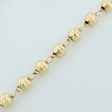 Pulso Militar 4.25g / 20.5cm / 3.8mm Oro Amarillo 18K