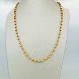Cadena Tipo Militar 9.6g / 51cm / 3.98mm Oro Amarillo 18K