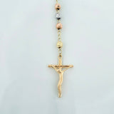 Rosario Virgen milagrosa 10.65g / 59cm / 4mm Tres Oros 18K
