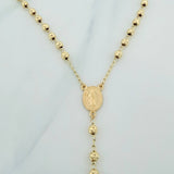 Rosario Virgen de la milagrosa 11.55g / 60cm / 4mm Oro Amarillo 18K