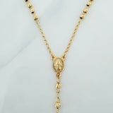 Rosario Virgen de la milagrosa 6.1g / 53.05cm / 3mm Oro Amarillo 18K