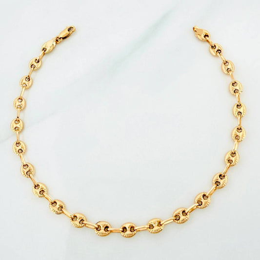 Pulso Gc diamantados 2.35g / 18.05cm / 4.09mm Oro Amarillo 18K