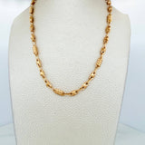Cadena Rustica rombo tornillo 13.6g / 61.5cm / 4.7mm Oro Amarillo 18K