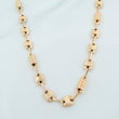 Cadena Rustica barril 12.4g / 61.5cm / 5.3mm Oro Amarillo 18K