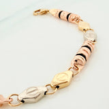 Pulso Rustico tornillo 6.7g / 21cm / 6mm Tres Oros 18K