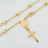 Pulso Denario virgen milagrosa 2.85g / 20cm / 3.6mm Tres Oros 18K