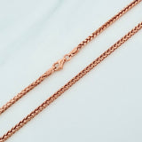 Cadena Franco 5.7g / 60cm / 2.3mm Oro Rosa 18K