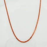 Cadena Franco 2.9g / 45cm / 1.1mm Oro Rosa 18K