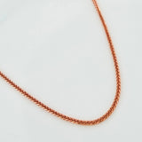 Cadena Franco 2.95g / 45cm / 1.2mm Oro Rosa 18K