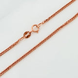 Cadena Franco 2.9g / 45cm / 1.1mm Oro Rosa 18K